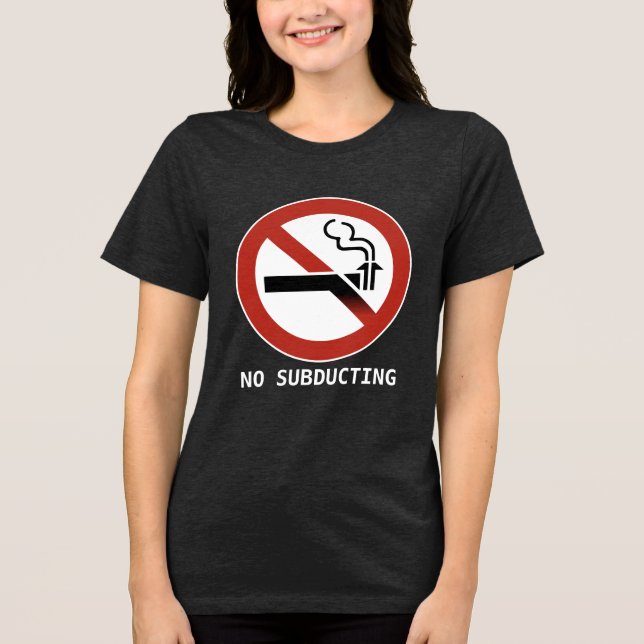 T-shirt En Tri-matière Pas de subduction de logo (Recto)