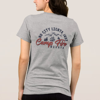 T-shirt En Tri-matière Pas D'Éclairage De Ville, Juste Des Nuits De Feu D