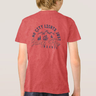 T-shirt En Tri-matière Pas D'Éclairage De Ville, Juste Des Nuits De Feu D