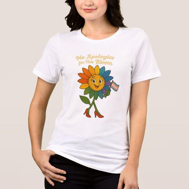T-shirt En Tri-matière Pas d'excuses pour cette floraison (Recto)