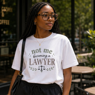 T-shirt En Tri-matière Pas moi devenir avocat drôle futur avocat
