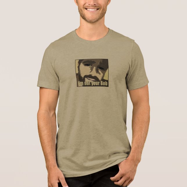 T-shirt En Tri-matière Pas ta barbe Bob (Recto)