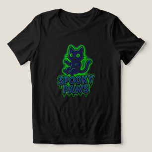 T-shirt En Tri-matière Pâtes éffrayantes - Luminosité du néon NOIR SEUL