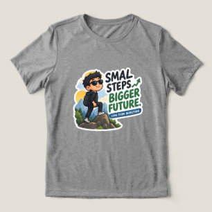 T-shirt En Tri-matière Patience Richesse Investisseur en Tri-Mélange Do