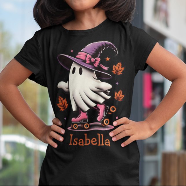 T-shirt En Tri-matière Patinage à rouleaux Halloween mignon Fantôme perso (Créateur téléchargé)