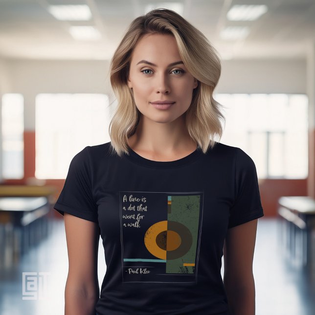 T-shirt En Tri-matière Paul Klee Artiste Éducation Sel Inspiré (Créateur téléchargé)