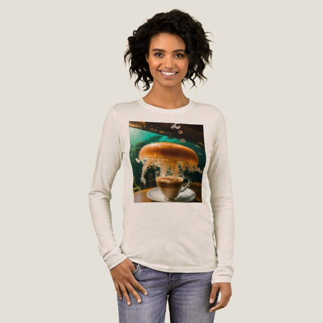 T-shirt En Tri-matière Pause Latte sous la Mer (Recto complet)
