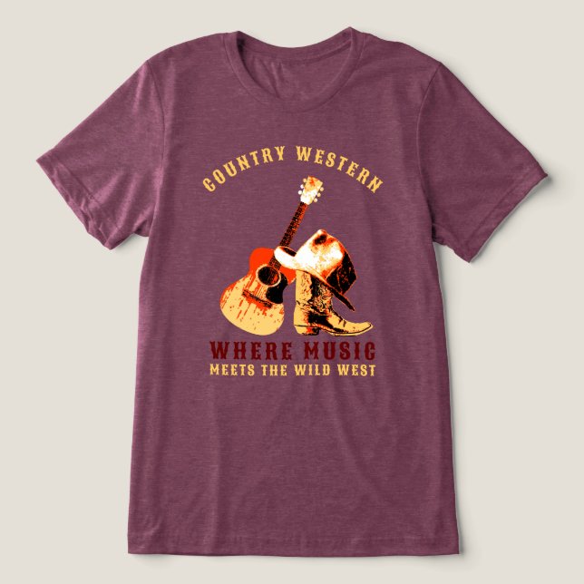 T-shirt En Tri-matière Pays Ouest (Design Recto)
