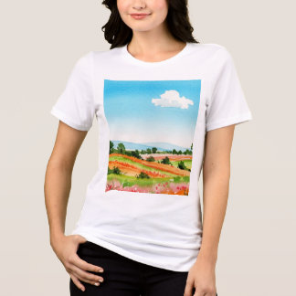 T-shirt En Tri-matière Paysage rural