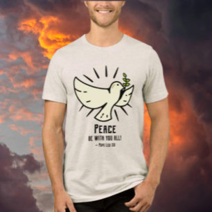 T-shirt En Tri-matière Peace Dove Tee - "Peace Be With You All !"
