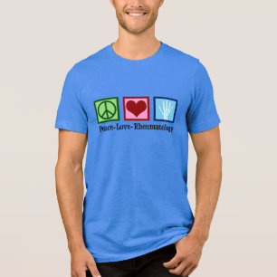 T-shirt En Tri-matière Peace Love Rheumatology