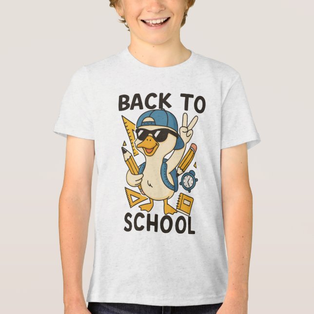 T-shirt En Tri-matière 🧢 Peace Out, Summer — It’s School Time! 🕶️ (Recto)