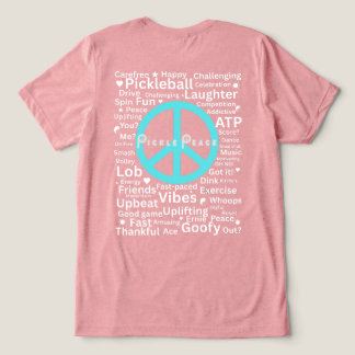 T-shirt En Tri-matière peaceful pickle words
