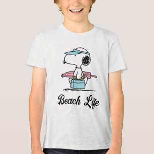 T-shirt En Tri-matière PEANUTS Beach Bum Snoopy