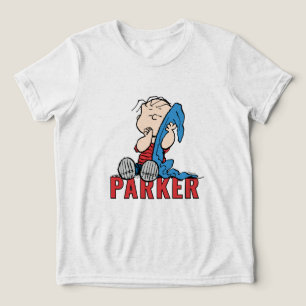 T-shirt En Tri-matière Peanuts Linus & Son Plaid