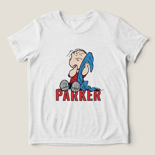 T-shirt En Tri-matière Peanuts | Linus & Son Plaid (Design Recto)