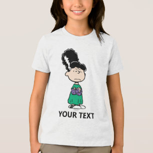 T-shirt En Tri-matière Peanuts Lucy Épouse de Frankenstein Halloween
