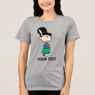 T-shirt En Tri-matière Peanuts Lucy Épouse de Frankenstein Halloween