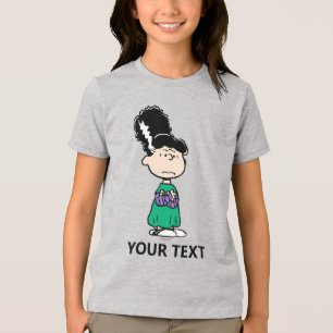 T-shirt En Tri-matière Peanuts Lucy Épouse de Frankenstein Halloween