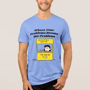 T-shirt En Tri-matière Peanuts   Lucy & the Doctor Is In