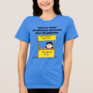 T-shirt En Tri-matière Peanuts   Lucy & the Doctor Is In