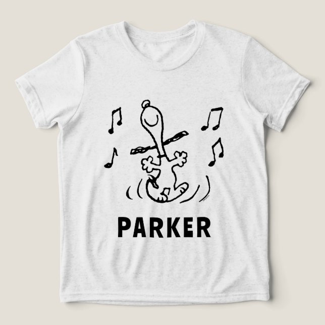 T-shirt En Tri-matière Peanuts | Snoopy Danse (Design Recto)