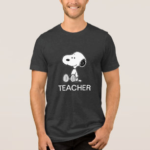 T-shirt En Tri-matière PEANUTS   Snoopy Teacher