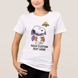 T-shirt En Tri-matière Peanuts Snoopy Woodstock Vampire Halloween