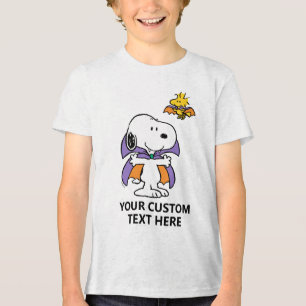 T-shirt En Tri-matière Peanuts Snoopy Woodstock Vampire Halloween