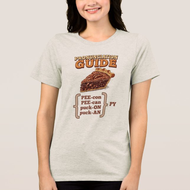T-shirt En Tri-matière Pecan Pie-nunciation (Recto)