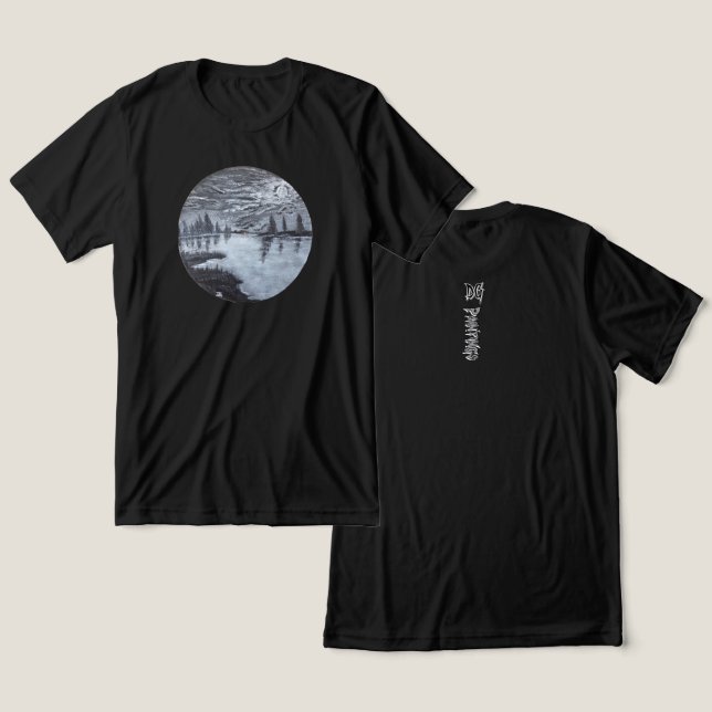 T-shirt En Tri-matière Peintures DG Reflets au clair de lune (Design Recto & Verso)