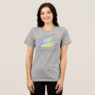 T-shirt En Tri-matière peptide KELLY, thème AUC, texte personnalisé, clai