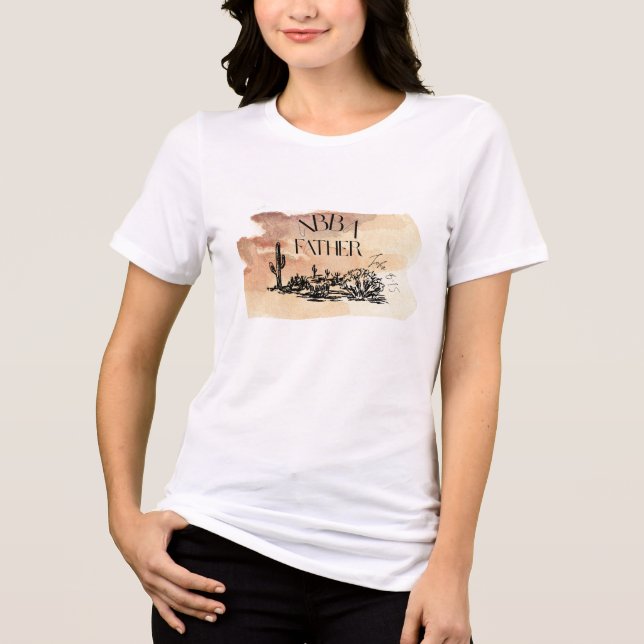 T-shirt En Tri-matière Père Abba Désert (Recto)