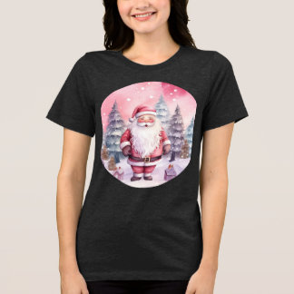 T-SHIRT EN TRI-MATIÈRE PÈRE NOËL