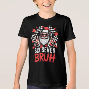T-shirt En Tri-matière Père Noël cool avec lunettes de soleil - Six Sept 