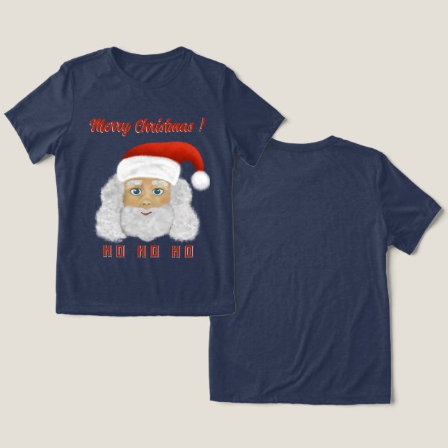 T-shirt En Tri-matière Père Noël HO Bon Noël (Design Recto & Verso)