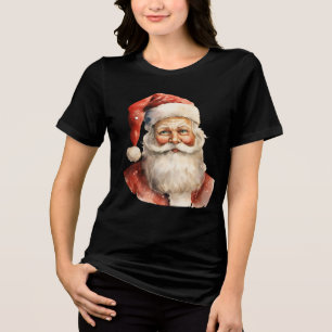 T-shirt En Tri-matière Père Noël rétro