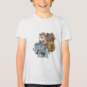 T-shirt En Tri-matière Père Noël safari