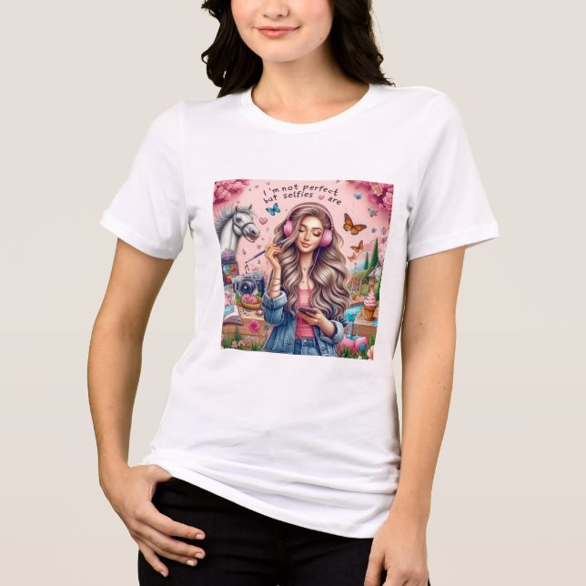 T-shirt En Tri-matière Perfect Girl (Recto)