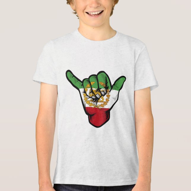 T-shirt En Tri-matière Persian Lion Shaka Hand (Recto)