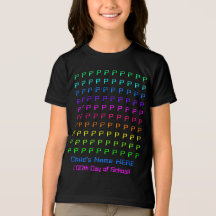 Personalized Kids Rainbow, Fun 100th Day of School
