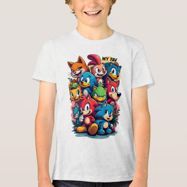 T-shirt En Tri-matière personnage emblématique (Recto)