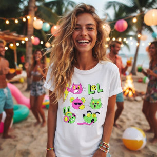 T-shirt En Tri-matière Personnages de dessins animés drôles et excentriqu