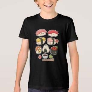T-shirt En Tri-matière Personnages de sushi Kawaii mignons - Amateur de n