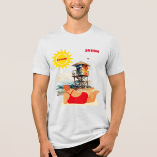 T-shirt En Tri-matière Personnalisable "Panier" dans le soleil