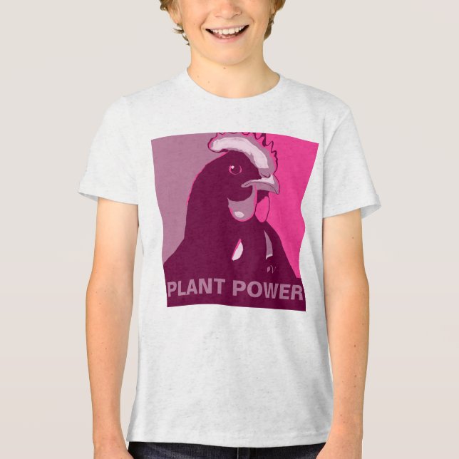 T-shirt En Tri-matière Personnalisable ! Pop Rose Art Inspiré Poulet Tshi (Recto)