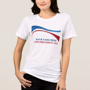 T-shirt En Tri-matière Personnalisé Ajouter votre propre candidate à la p