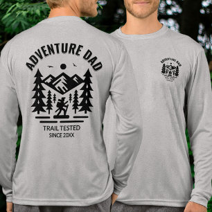 T-shirt En Tri-matière Personnalisé Athletic Grey Long Manche Aventure Pa