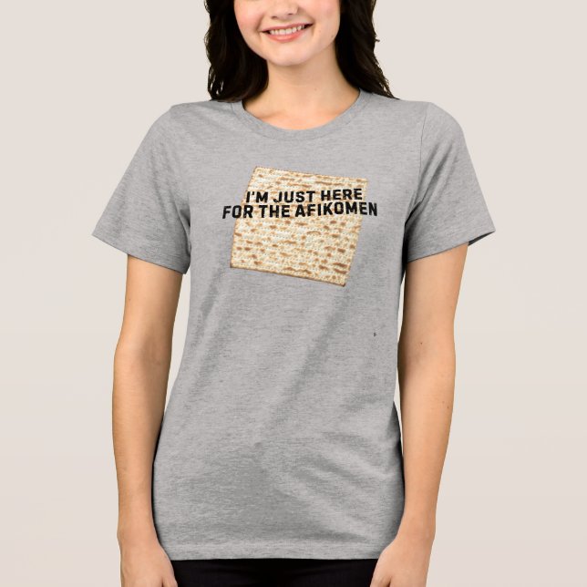 T-shirt En Tri-matière Personnalisé Funny Matzoh Passover (Recto)