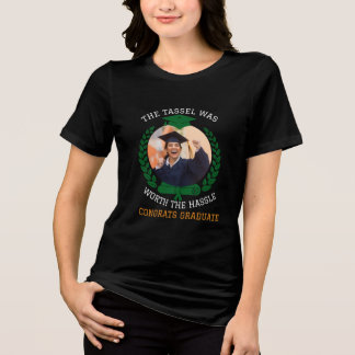 T-shirt En Tri-matière Personnalisé Le Tassel valait la peine de la photo